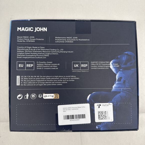 2 Pack for Iphone 15 Pro Max 6.7 Inch Tempered Glass Screen Protector *READ DE.. - Picture 10 of 16